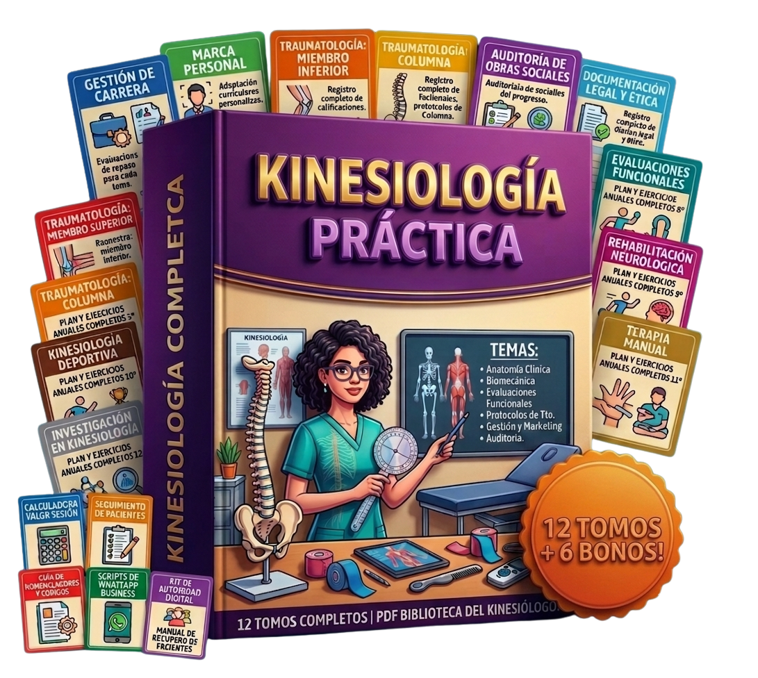Pack Kinesiología Práctica (12 Tomos + 6 Bonus)